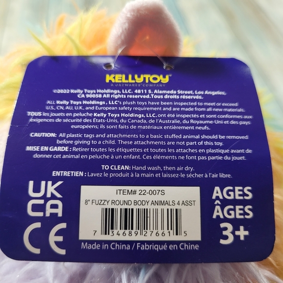 Kellytoy Rainbow Plush. - Picture 8 of 10